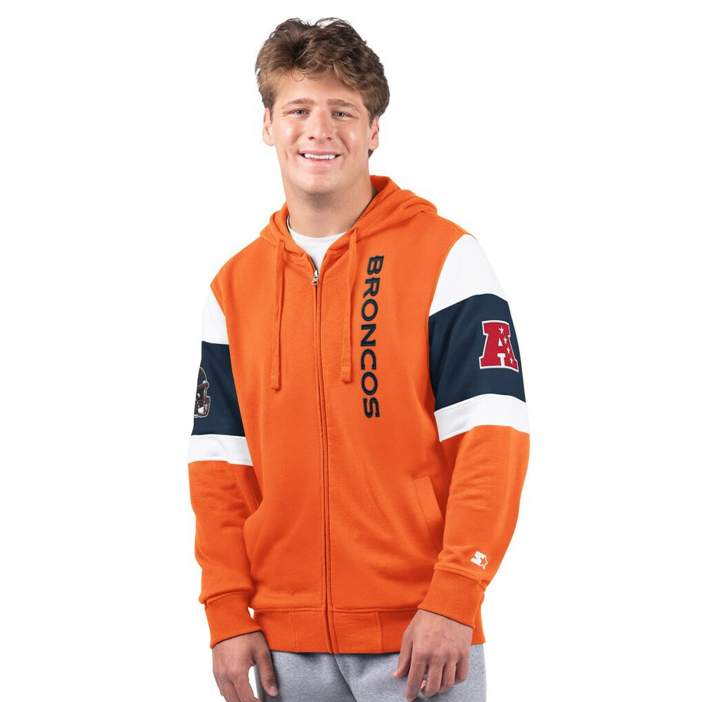 NFL Denver Broncos Starter Extreme Full-Zip Hoodie
