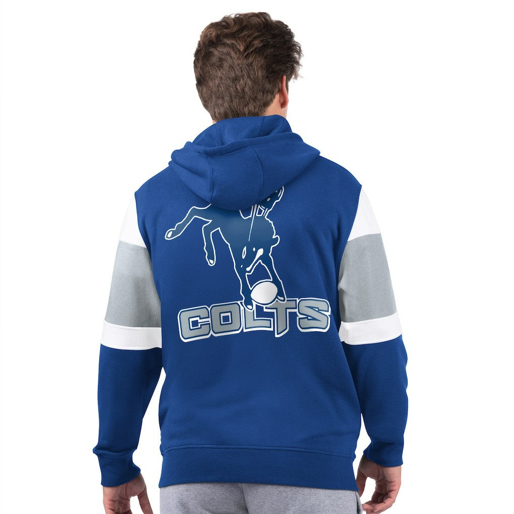 NFL Indianapolis Colts Starter Extreme Vintage Logo Full-Zip Hoodie