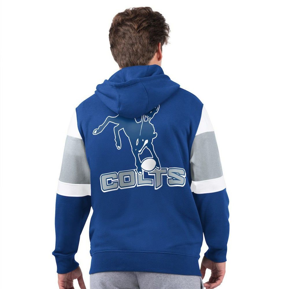 NFL Indianapolis Colts Starter Extreme Vintage Logo Full-Zip Hoodie