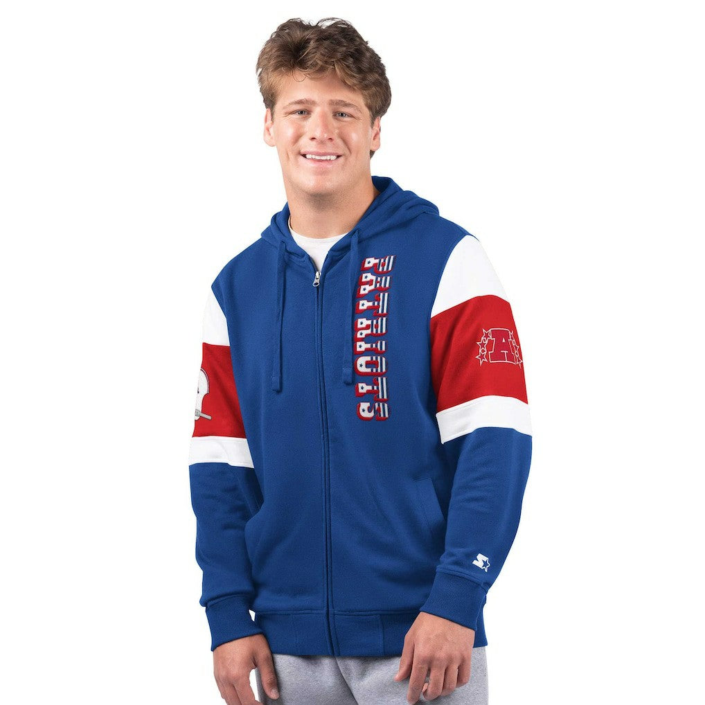 NFL New England Patriots Starter Extreme Vintage Logo Full-Zip Hoodie