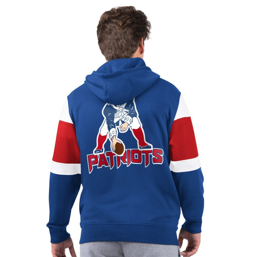 NFL New England Patriots Starter Extreme Vintage Logo Full-Zip Hoodie