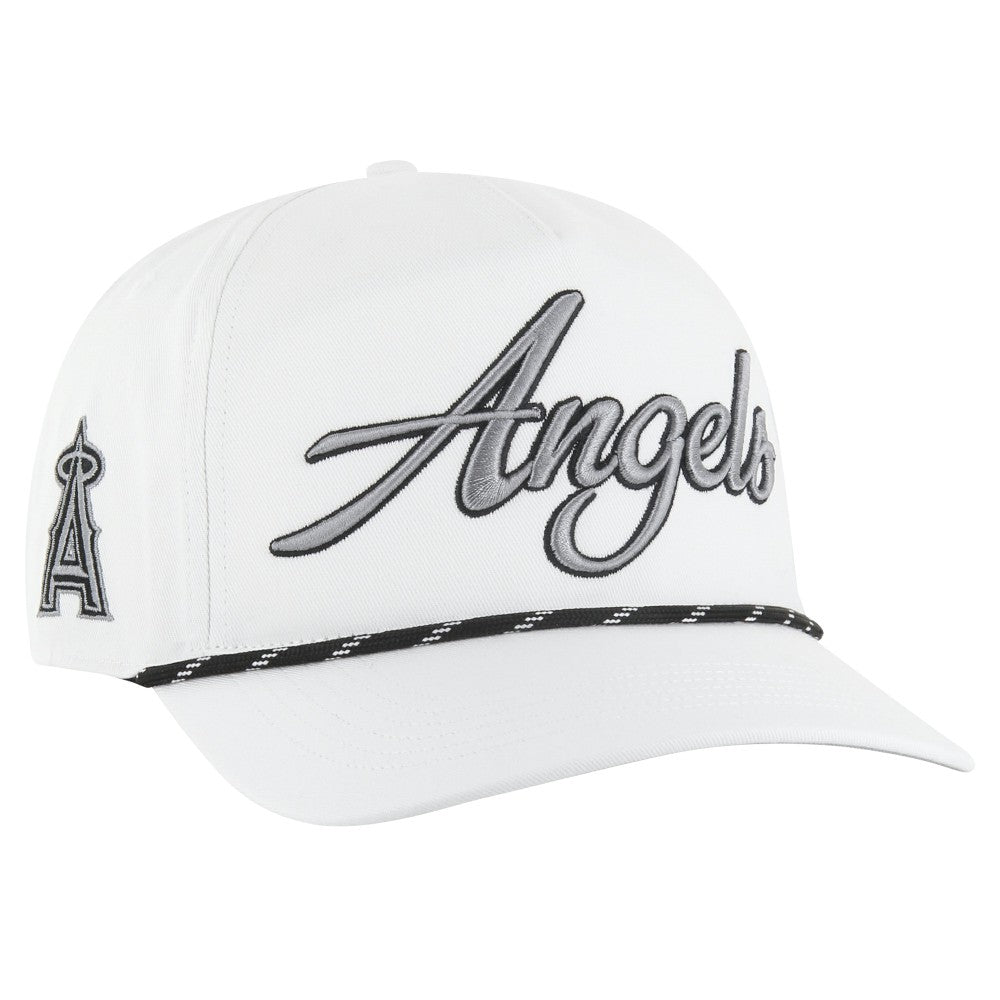 Los Angeles Angels Overhand Speckle Hitch Rope Adjustable Hat - White | 47 brand
