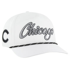 Chicago Cubs Overhand Speckle Hitch Rope Adjustable Hat - White | 47 brand