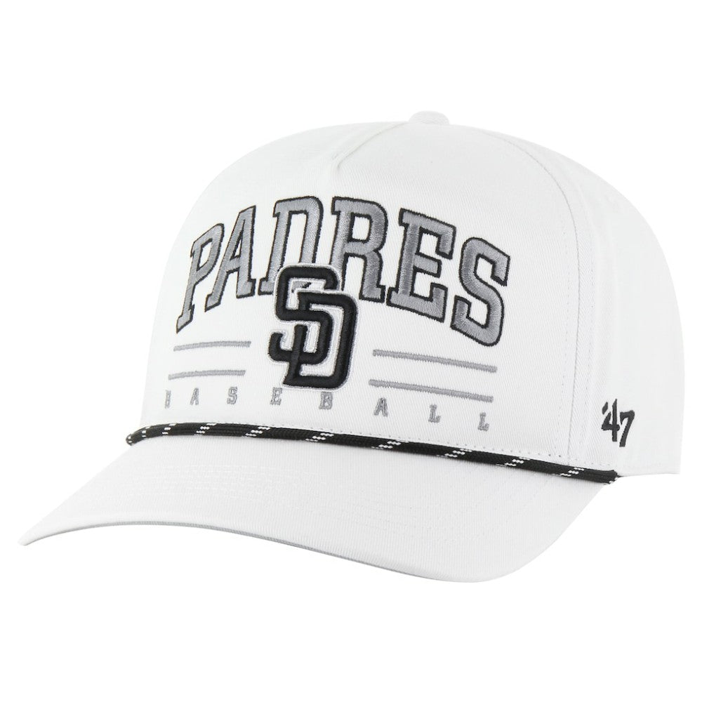 San Diego Padres Roscoe Speckle Hitch Adjustable Hat - White | 47 brand