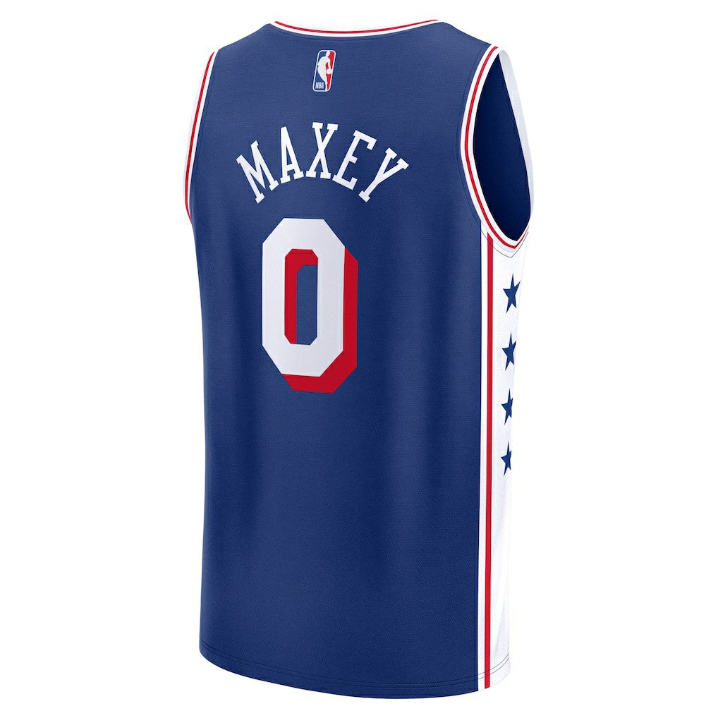 Tyrese Maxey Philadelphia 76ers Youth Fast Break Replica Player Jersey - Icon Edition - Royal | Fanatics on sale