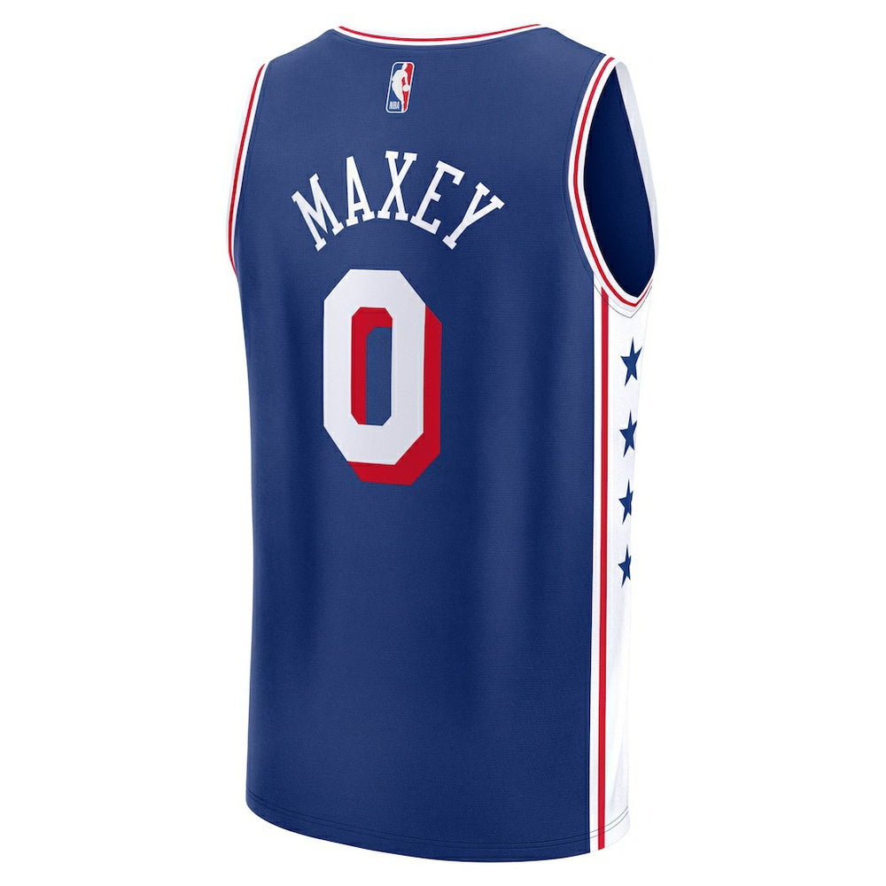 Tyrese Maxey Philadelphia 76ers Youth Fast Break Replica Player Jersey - Icon Edition - Royal | Fanatics on sale