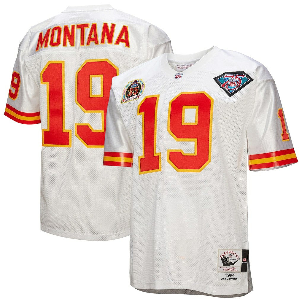 NFL Kansas City Chiefs Joe Montana  1994 Authentic Throwback Retired Player Jersey
