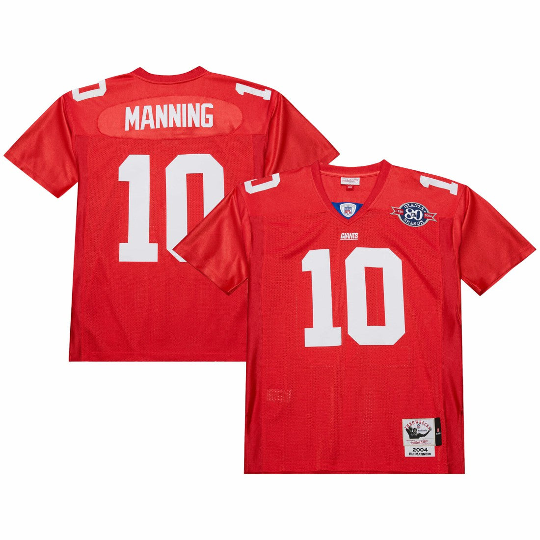 NFL New York Giants Eli Manning  2004 Authentic Throwback Retired Player Jersey