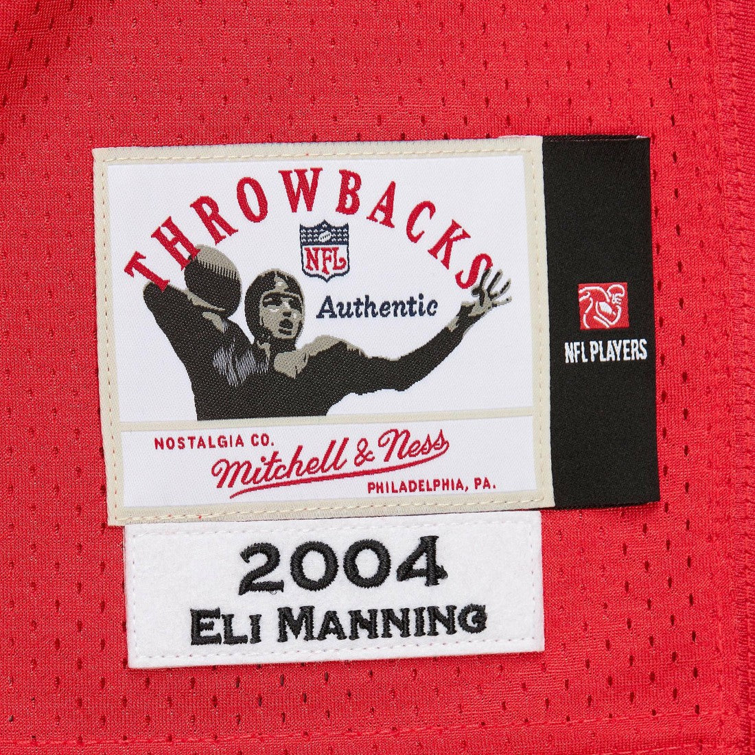 NFL New York Giants Eli Manning  2004 Authentic Throwback Retired Player Jersey