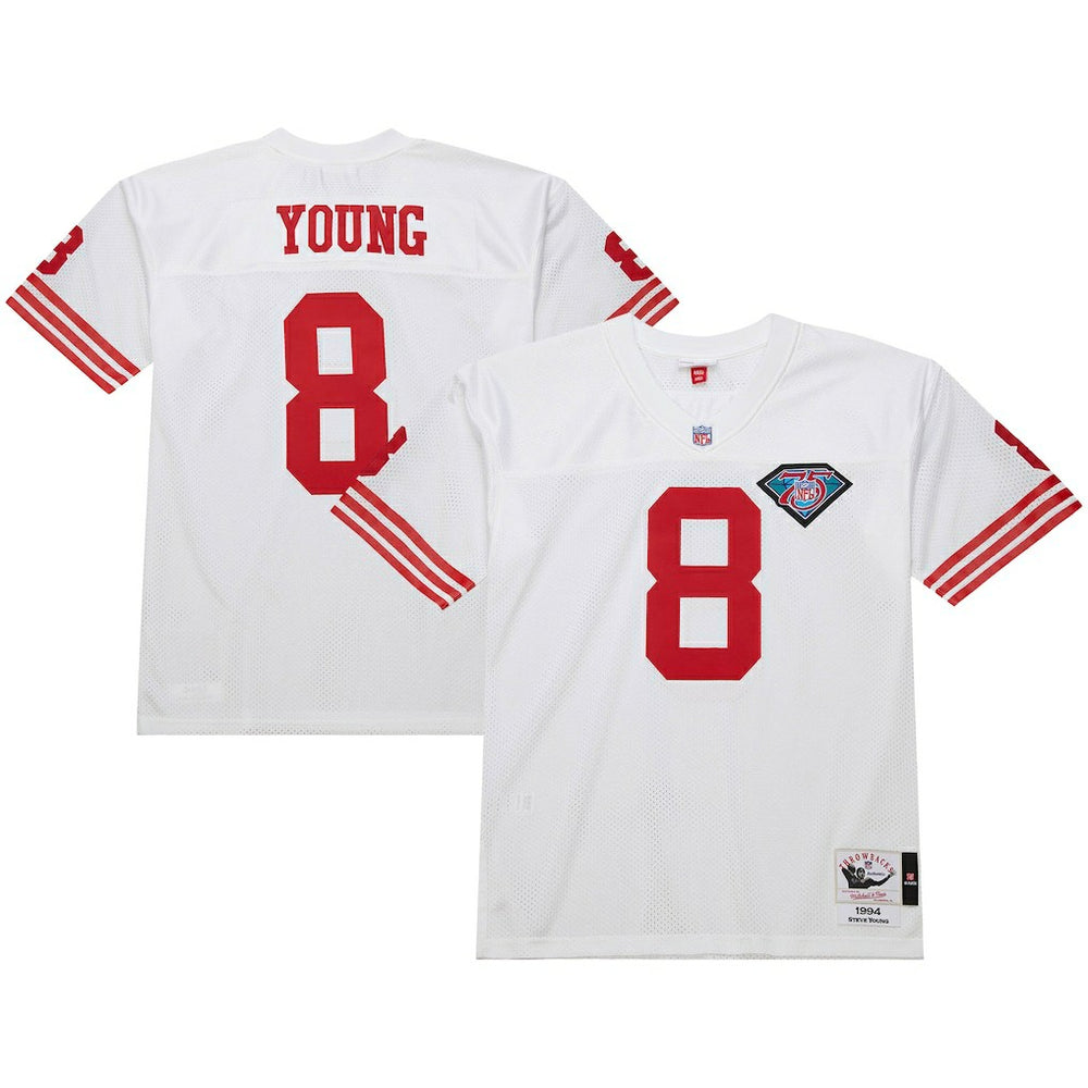 NFL San Francisco 49ers Steve Young  1994 Authentic Throwback Retired Player Jersey