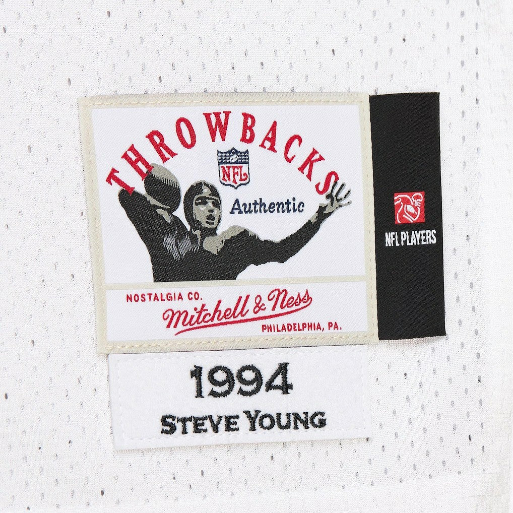 NFL San Francisco 49ers Steve Young  1994 Authentic Throwback Retired Player Jersey