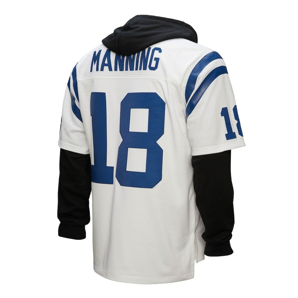 NFL Indianapolis Colts Peyton Manning  Player Name & Number Hoodie Legacy Jersey