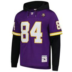 NFL Minnesota Vikings Randy Moss  Player Name & Number Hoodie Legacy Jersey