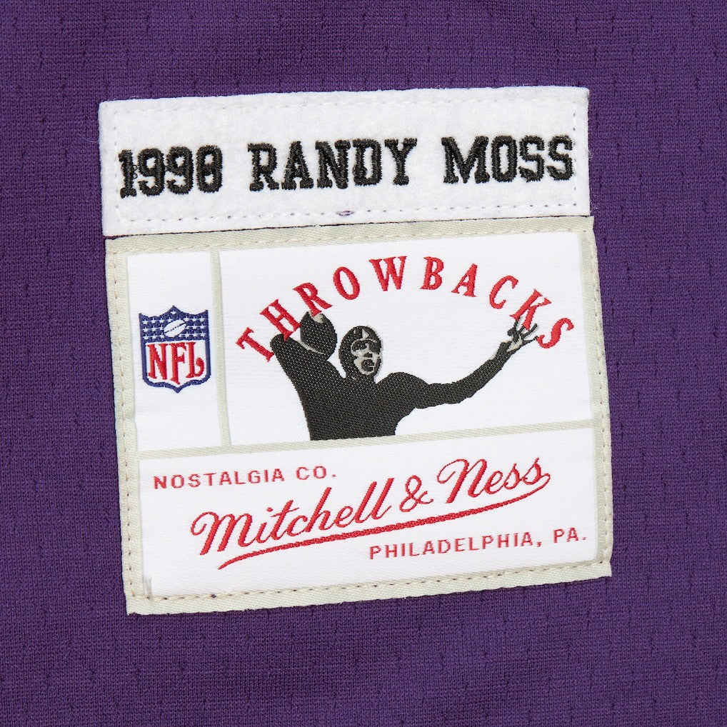 NFL Minnesota Vikings Randy Moss  Player Name & Number Hoodie Legacy Jersey