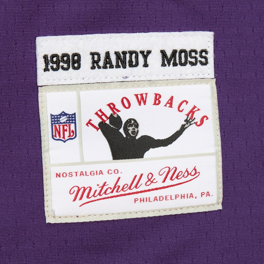 NFL Minnesota Vikings Randy Moss  Player Name & Number Hoodie Legacy Jersey
