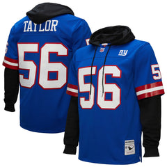 NFL New York Giants Lawrence Taylor  Player Name & Number Hoodie Legacy Jersey