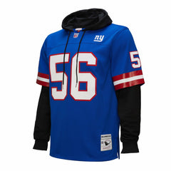 NFL New York Giants Lawrence Taylor  Player Name & Number Hoodie Legacy Jersey
