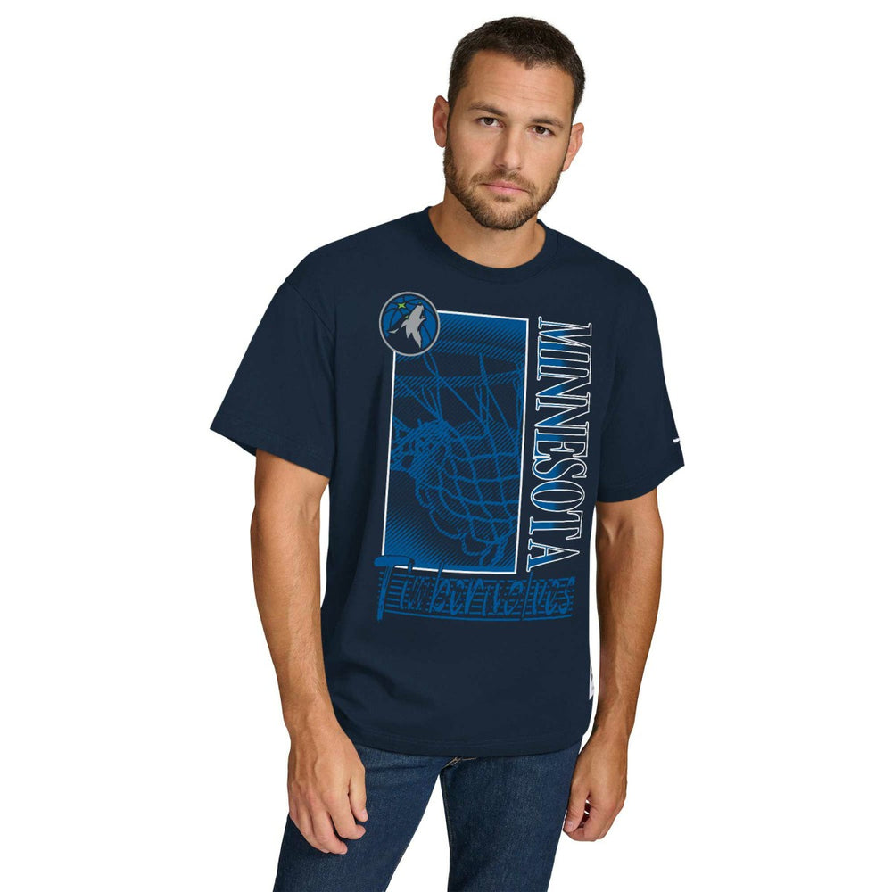 Minnesota Timberwolves Tommy Jeans Noah Swish T-Shirt - Navy for sale