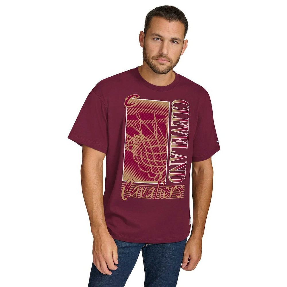 Cleveland Cavaliers Tommy Jeans Noah Swish T-Shirt sale - Wine for sale