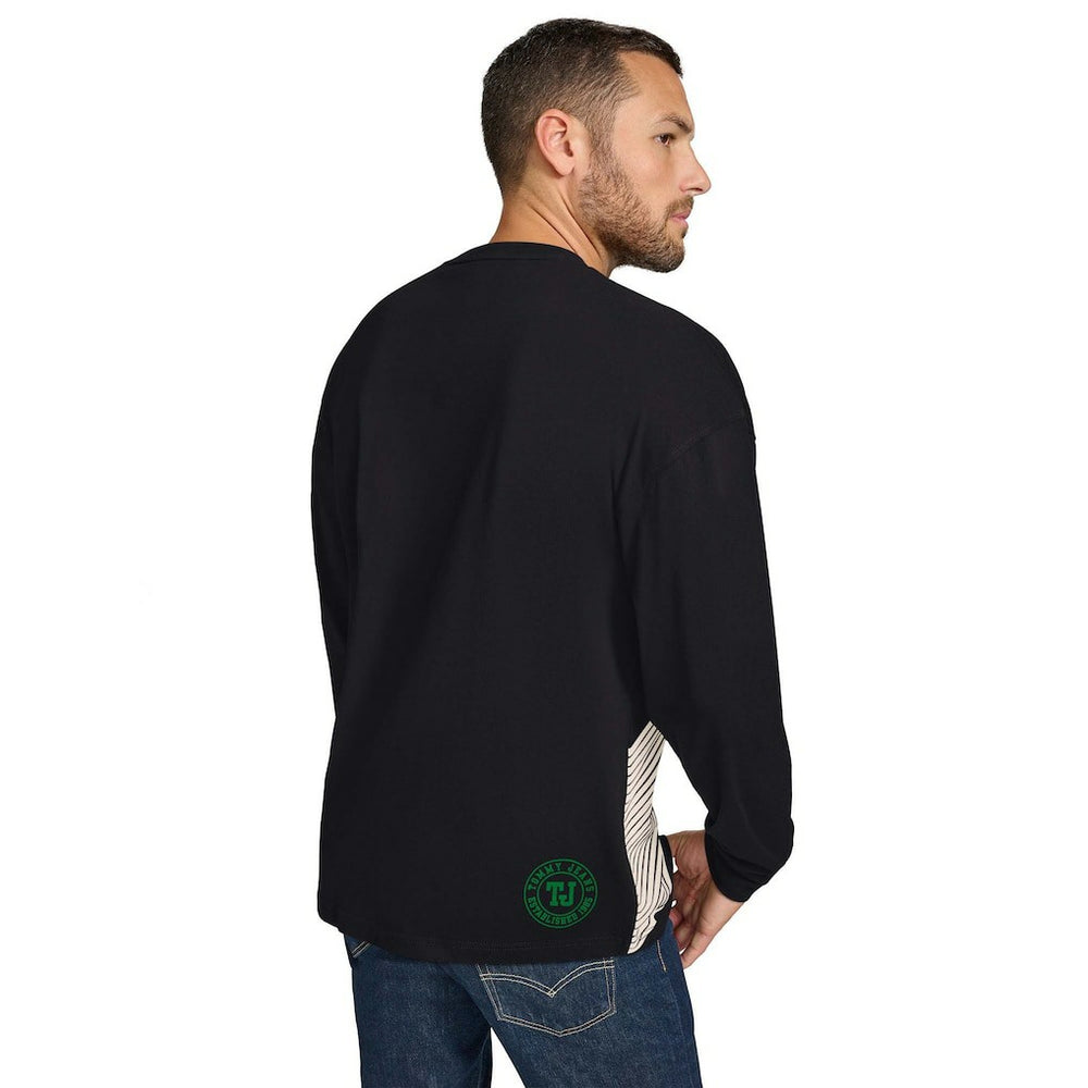 Boston Celtics Tommy Jeans Lucas Long Sleeve T-Shirt - Black on sale