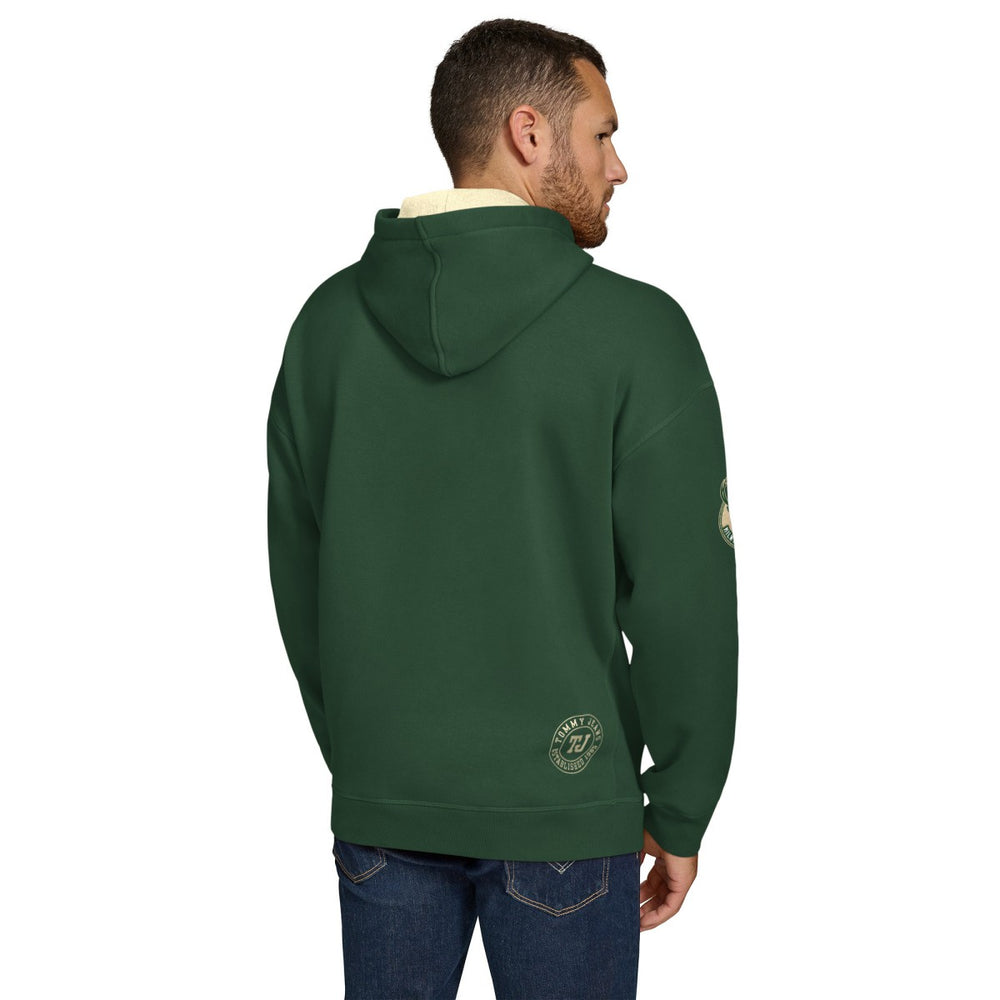 Milwaukee Bucks Tommy Jeans Sebastian Pullover Hoodie - Hunter Green shop