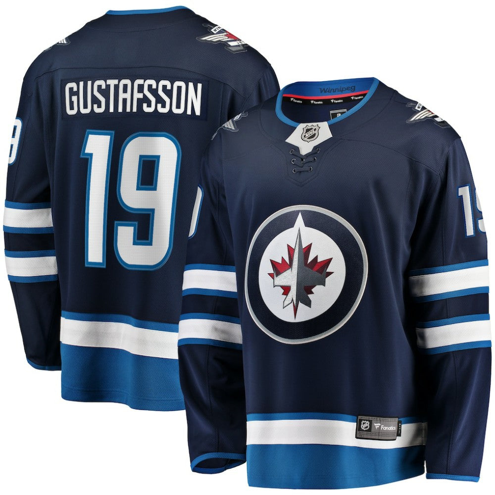 David Gustafsson Winnipeg Jets Fanatics Home Premier Breakaway Player Jersey