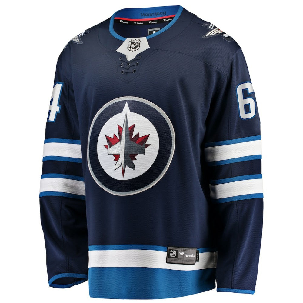 Logan Stanley Winnipeg Jets Fanatics Home Premier Breakaway Player Jersey