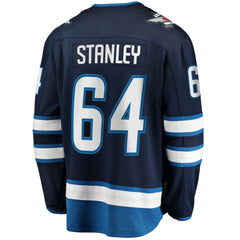 Logan Stanley Winnipeg Jets Fanatics Home Premier Breakaway Player Jersey