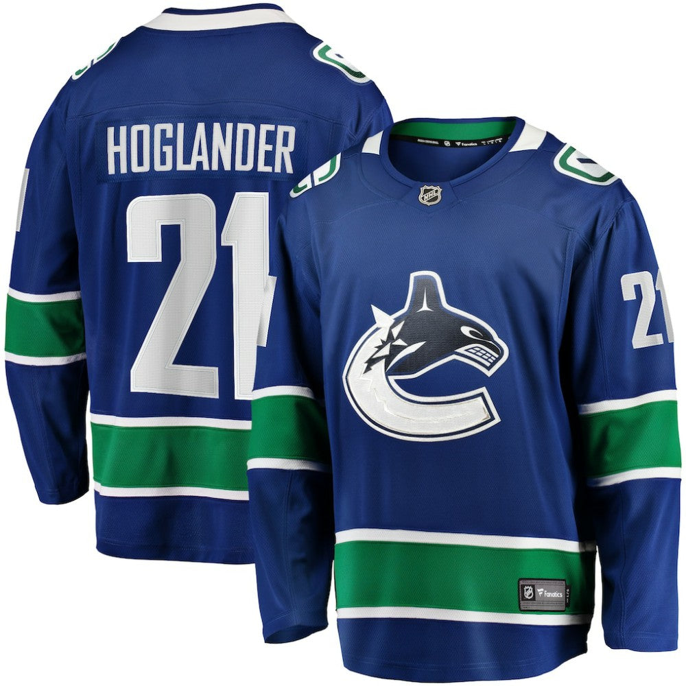 Nils Hoglander Vancouver Canucks Fanatics Home Premier Breakaway Player Jersey