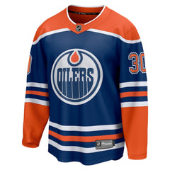 Calvin Pickard Edmonton Oilers Fanatics Home Premier Breakaway Player Jersey