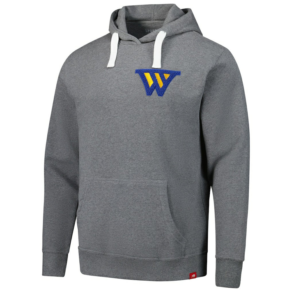 Golden State Warriors Sportiqe Unisex Varsity Collection Blake Pullover Hoodie - Heather Gray shop