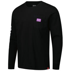 Sacramento Kings Sportiqe Unisex Wales Heavyweight Pocket Long Sleeve T-Shirt - Black outlet