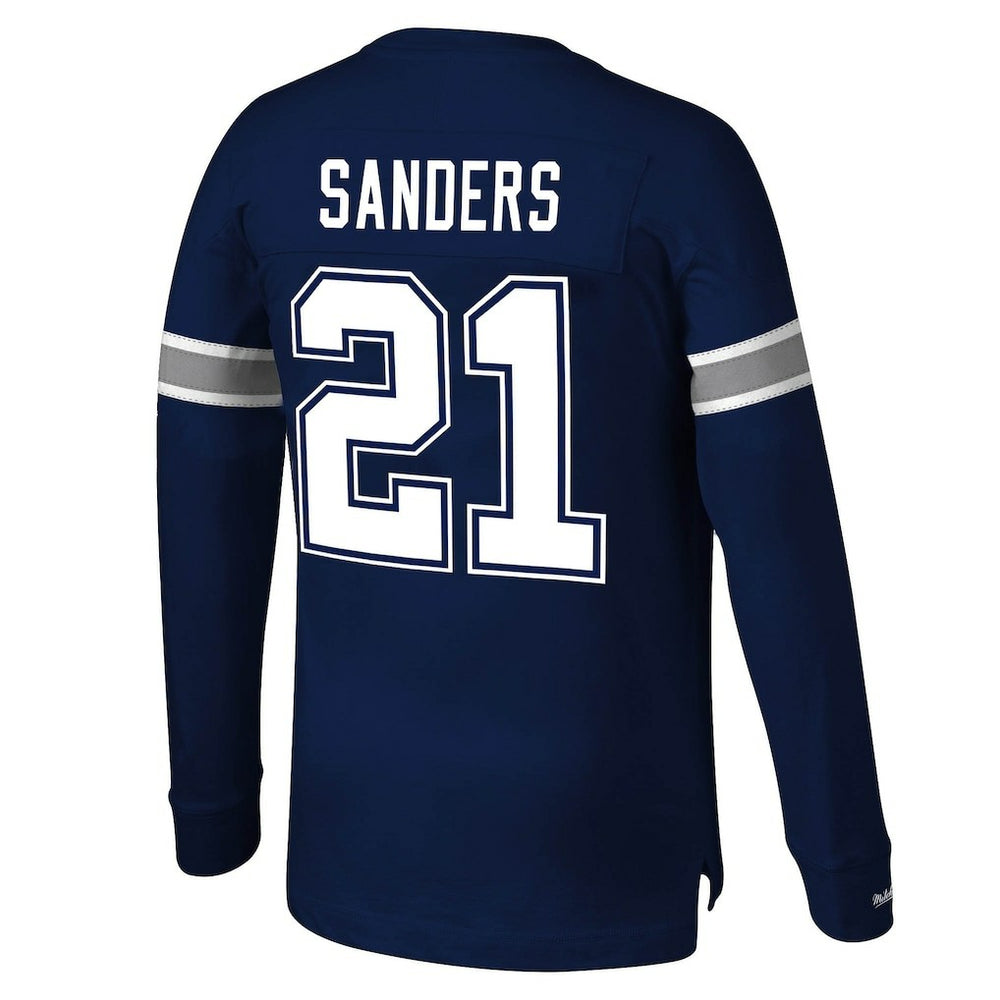 NFL Dallas Cowboys Deion Sanders  Retired Player Name & Number Long Sleeve Top