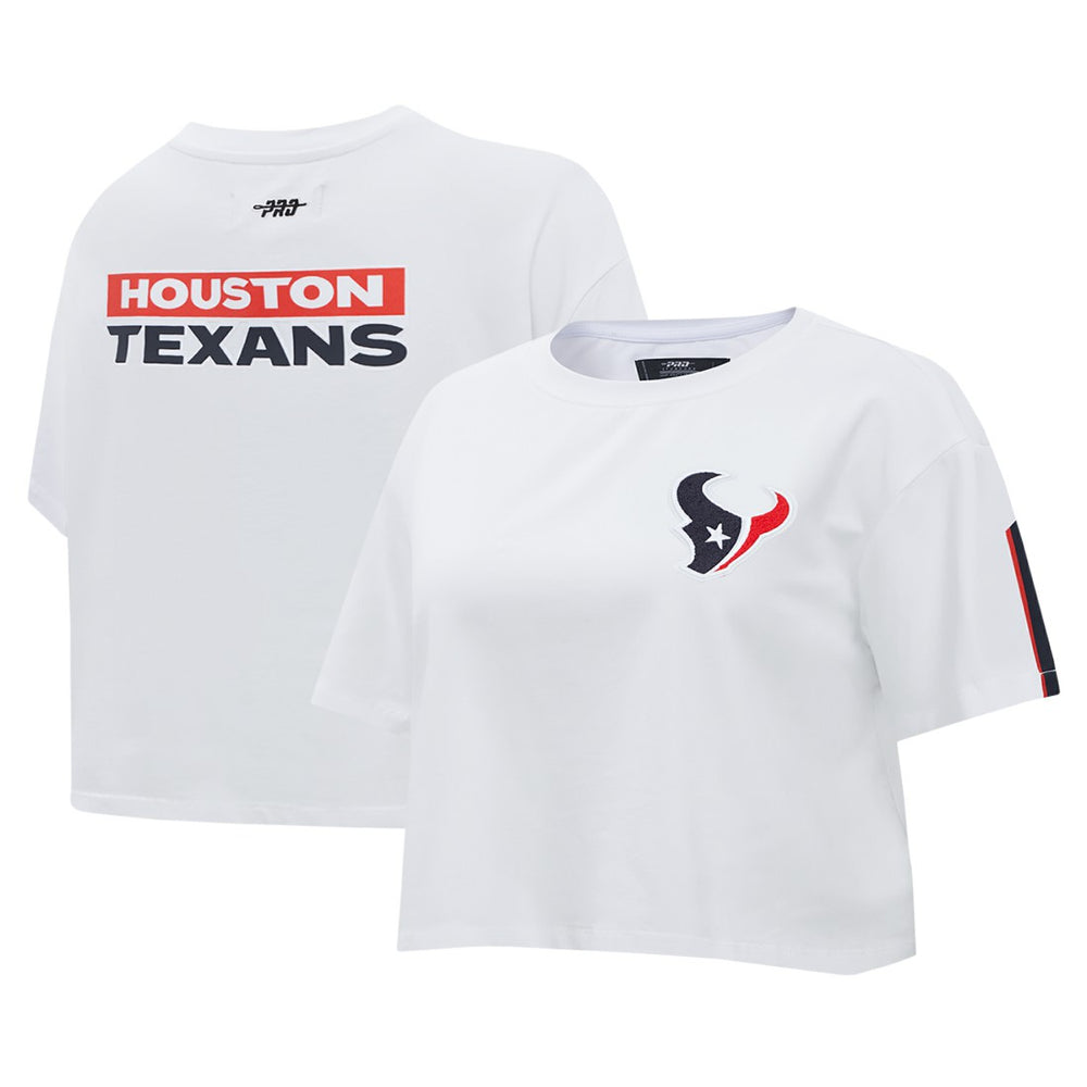 NFL Houston Texans Pro Standard Women's Away Cropped Boxy T-Shirt