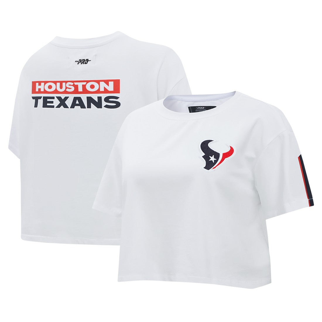 NFL Houston Texans Pro Standard Women's Away Cropped Boxy T-Shirt