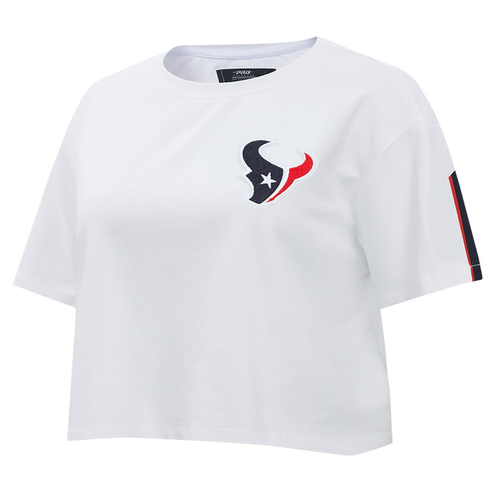 NFL Houston Texans Pro Standard Women's Away Cropped Boxy T-Shirt