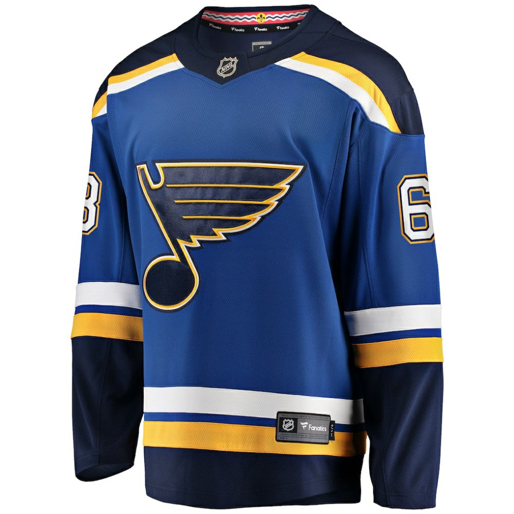 Jake Neighbours St. Louis Blues Fanatics Home Premier Breakaway Player Jersey
