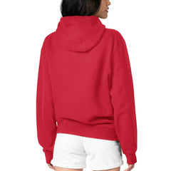 NFL Kansas City Chiefs G-III 4Her by Carl Banks Women's Football Logo Fleece Tri-Blend Pullover Hoodie