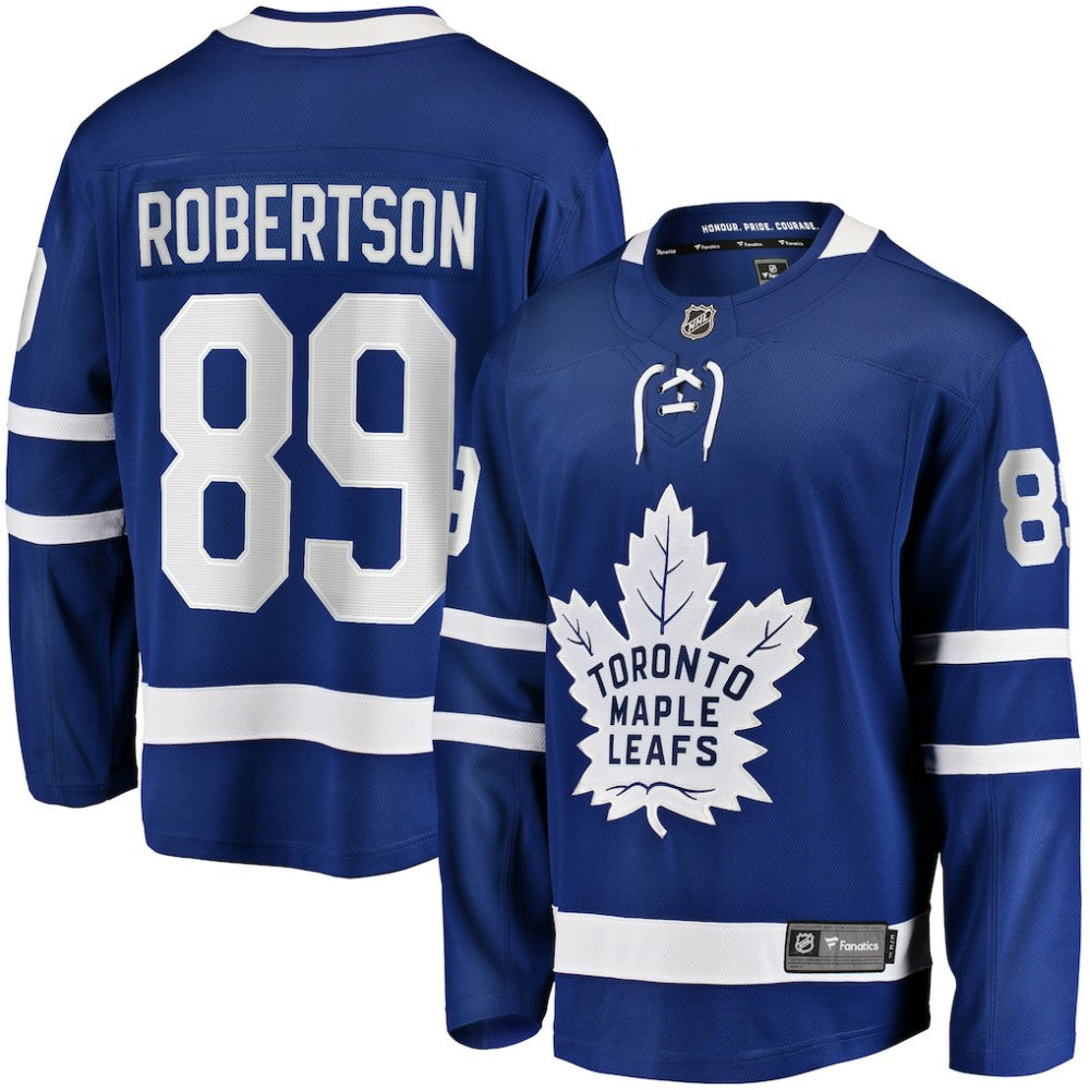 Nicholas Robertson Toronto Maple Leafs Fanatics Home Premier Breakaway Player Jersey