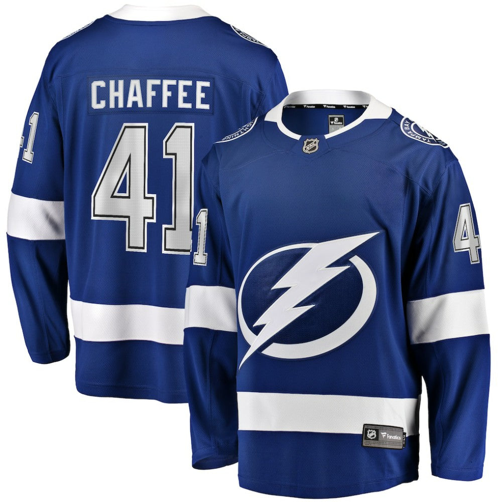 Mitchell Chaffee Tampa Bay Lightning Fanatics Home Premier Breakaway Player Jersey