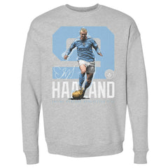 Manchester City 500 Level Bold Number Pullover Crewneck Sweatshirt / Soccer Discount