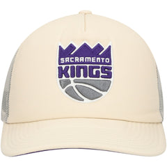 Sacramento Kings Trucker Adjustable Hat - Cream | Mitchell & Ness cheap