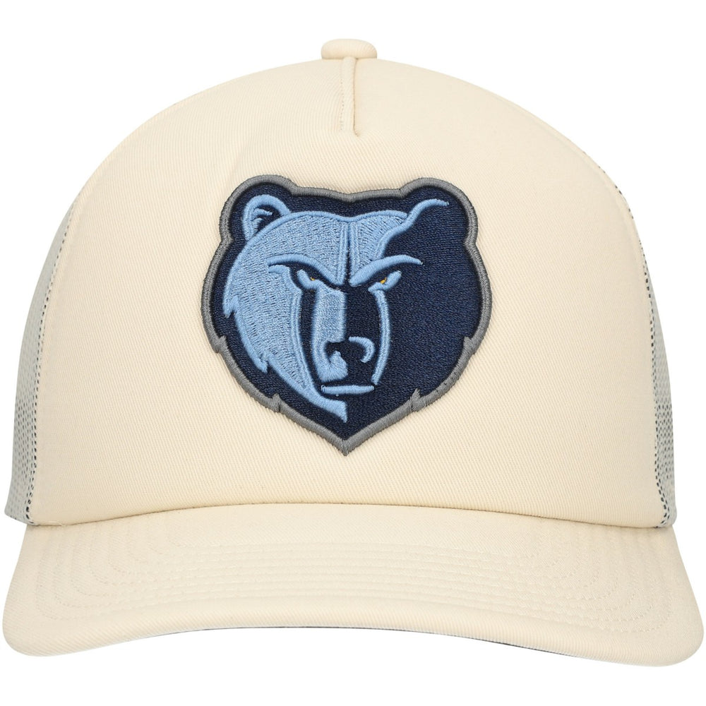 Memphis Grizzlies Trucker Adjustable Hat - Cream | Mitchell & Ness on sale