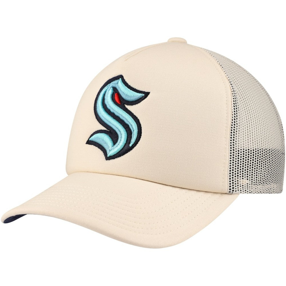 Seattle Kraken Mitchell & Ness Foam Front Trucker Adjustable Hat