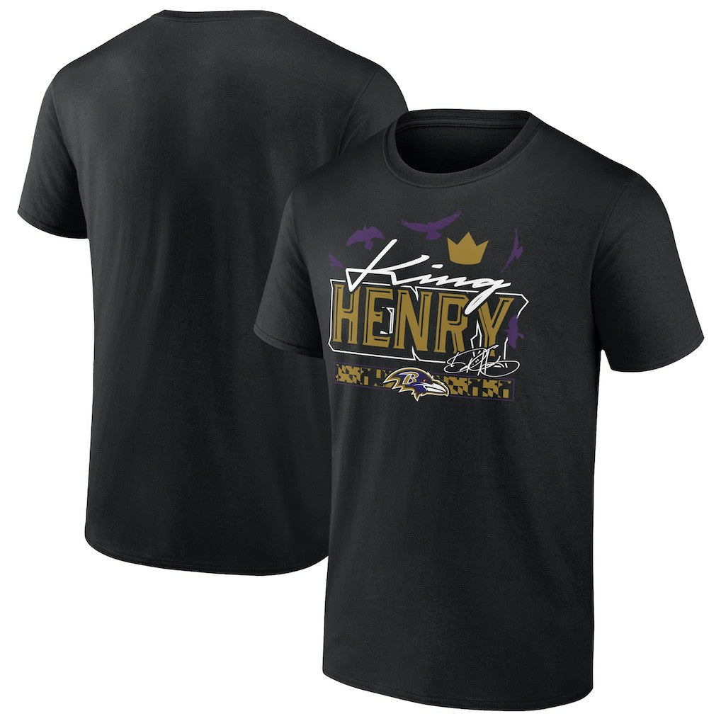 NFL Baltimore Ravens Derrick Henry  King Henry's Crown T-Shirt