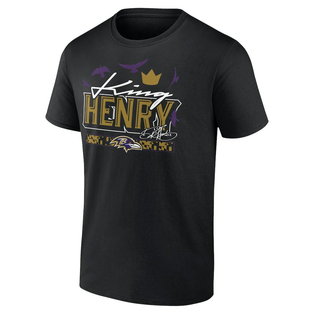 NFL Baltimore Ravens Derrick Henry  King Henry's Crown T-Shirt