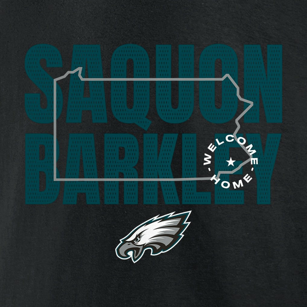NFL Philadelphia Eagles Saquon Barkley  Welcome Home T-Shirt