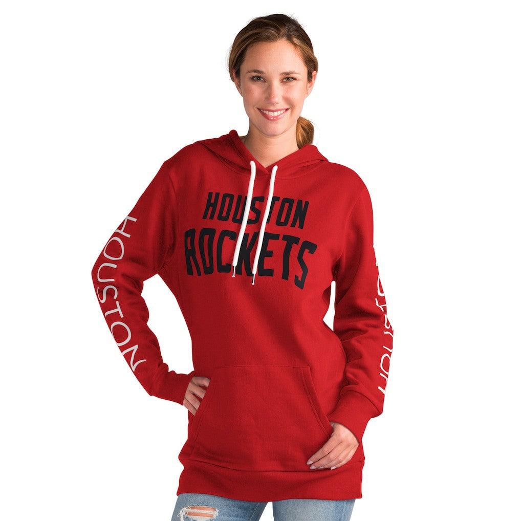 Houston Rockets G-III 4Her by Carl Banks Women's Base Coach Pullover Hoodie sale - Red online