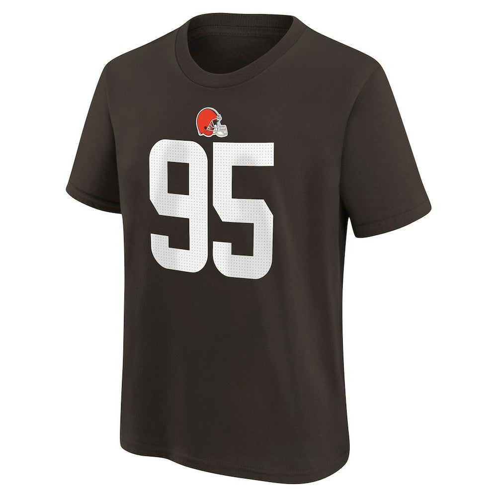 NFL Cleveland Browns Myles Garrett  Youth Player Name & Number T-Shirt