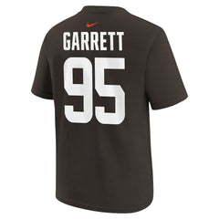 NFL Cleveland Browns Myles Garrett  Youth Player Name & Number T-Shirt